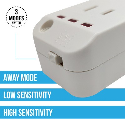 Digital Energy® 2-AC Outlet Power Hands Polarized Clapping Wall Tap, DSS5-1047 in White