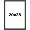 PosterPalooza | Antique Red Picture Frame - UV Acrylic, Foam Board Backing, Hanging Hardware - 2 of 4