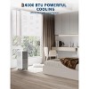 8K-14K 3-In-1Portable Air Conditioner AC Unit for Bedroom 130-300 Sq.Ft, Dehumidifier, Fan, Sleep Mode, 24 Timer, Remote Control, Window Kits - 3 of 4