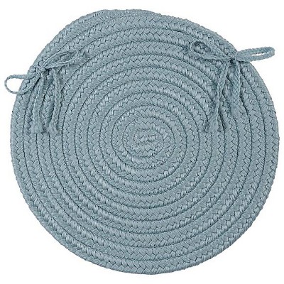 Colonial Mills Boca Raton - Federal Blue Chair Pad, 1 Pc
