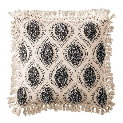 20"x20" Oversize Alpha Square Throw Pillow - Crescent & Starlight