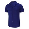 Clearlove Men's Hawaiian Shirt Short Sleeves Printed Button Down Summer Beach Dress Shirts - 2 of 4