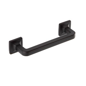 Sumner Street Home Hardware 10pk Boise 3-1/2" Matte Black Pulls: Zinc Cabinet Handles, Drawer & Cupboard Hardware - 1 of 4