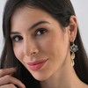 SOHI Women's Flower Drop Earrings - 3 of 3