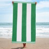 Cabana Stripe Oversized Cotton Beach Towel by Blue Nile Mills - 2 of 4