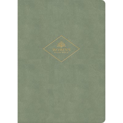 CSB Women's Study Bible, Sage Suedesoft Leathertouch, Indexed - by  Csb Bibles by Holman (Leather Bound)