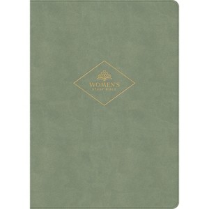CSB Women's Study Bible, Sage Suedesoft Leathertouch, Indexed - by  Csb Bibles by Holman (Leather Bound) - 1 of 1