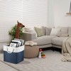 Unique Bargains Collapsible Fabric With Handles Organizing Storage Baskets 4 Pcs - 3 of 4