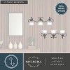 VAXCEL Bella Brushed Nickel Bathroom Vanity Light Fixture - 4 of 4