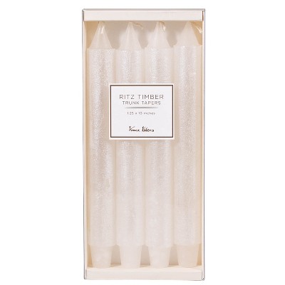 Sullivans Vance Kitira Timber Taper Set of 4 Candles
