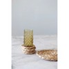 Storied Home Hand-Woven Water Hyacinth Trivet and 4" Round Coasters, Set of 4 Coasters - 3 of 4