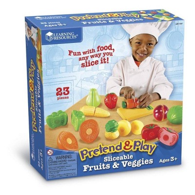 Learning Resources Pretend & Play Sliceable Fruits & Veggies