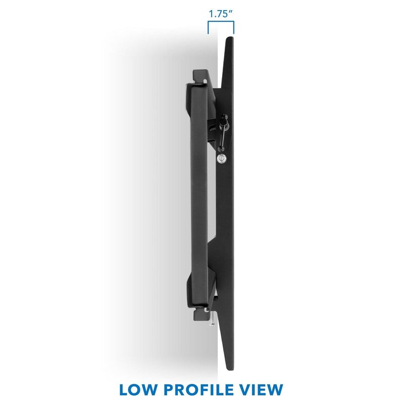 Mount-It! Slim Tilting TV Wall Mount | Low Profile Bracket for 32-65 TV | Universal VESA Compatibility up to 600 x 400mm | 130 Lbs. Weight Capacity, 5 of 9