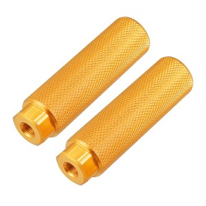 Unique Bargains Universal Aluminum Alloy BMX MTB Bike Bicycle for 3/8" Axles Rear Foot Pegs Footrests 1 Pair - 1 of 4