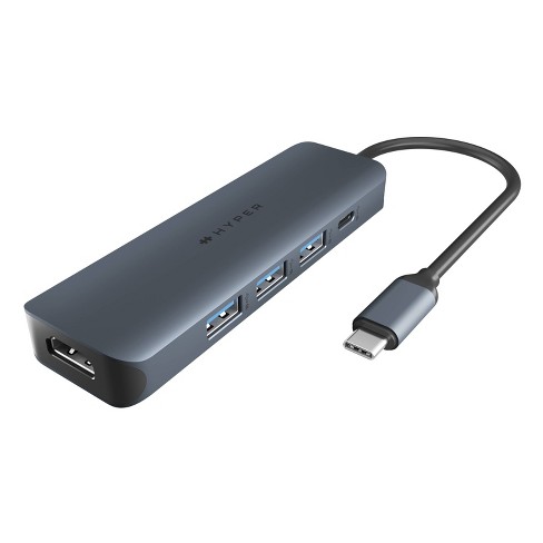 Hyper DUO 7-Port USB-C Hub USB-C Docking Station for Apple MacBook