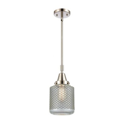 Stanton - 1 Light Stem Hung Mini Pendant In Industrial Style-13.13 Inches Tall and 6 Inches Wide