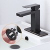 WOWOW 1.2 in. ABS Sink Basin Trim Overflow Cover Insert in Hole Round Caps in Brushed Nickel - 2 of 4