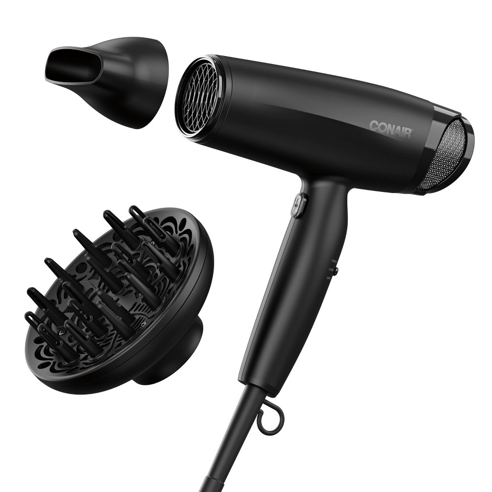 Photos - Hair Dryer Conair High Shine Nano Quartz  - 1875 Watts 