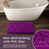 Lavish Home 2-Piece Chenille Memory Foam Bathroom Rugs Set - 4 of 4