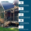 APRILSOUL Aluminum Indoor & Outdoor Stair Railing Kit for Concrete Steps or Wooden Stairs - 3 of 4