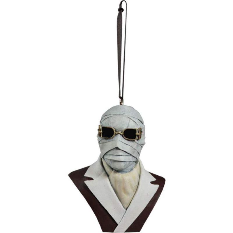 Trick Or Treat Studios Universal Monsters Holiday Horrors Ornament | The Invisible Man, 1 of 3