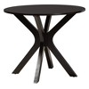 Baxton Studio Karel Modern Fabric and Wood Dining Set - image 4 of 4