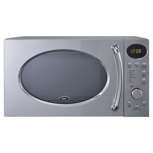 Oster 0 7 Cu Ft 700 Watt Microwave Oven Stainless Steel
