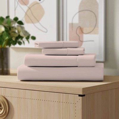 Blush Queen Cotton Percale Sheet Set for Kids