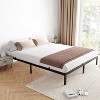 Metal Bed Frame - Heavy Duty Platform Bed Frame with Storage, Steel Supports, No Box Spring Required, Easy Assembly, Noiseless, Black - 3 of 4