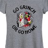 Women's - Dr. Seuss - Go Grinch Or Go Home Short Sleeve Graphic T-Shirt - 2 of 4