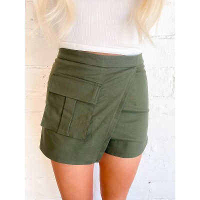 Women's Ride The Wave Asymmetrical Shorts - Idem Ditto