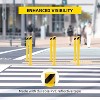 Metal Safety Bollard with 42 Inch Height, 4.5 Inch Diameter Steel Pipe, Yellow Color, Includes 24 Anchor Bolts, Ideal for Traffic-Areas - 3 of 4