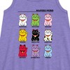 Girls' - Instant Message - Lucky Cat Graphic Sleeveless Aline Dress - 2 of 4