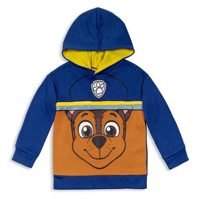 PAW Patrol Chase Toddler Boys Fleece Cosplay Pullover Hoodie Blue 
