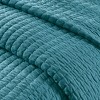 Sapphtopaz Comforter Set Bedding Quilt Set Simple Solid Color Reversible Quilt Set - 4 of 4