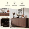 Modern 58.3" Sideboard Buffet Cabinet with 4 Doors, Accent Storage Cabinet with Soft Close, Freestanding Floor Buffet for Dining, Living Room - 4 of 4