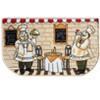 Home Mart Goods Beige Chef Washable Kitchen Mat With Non-Slip Backing - 30"x18" - 2 of 4
