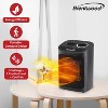 Brentwood 1,500-Watt-Max Portable Ceramic Space Heater and Fan, Black, H-C1603BK - image 4 of 4