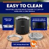 New Stainless Steel Firewood Stove 22 cm Diameter Wood-burning Smokeless Fire Pit Stove ?Black) - 4 of 4
