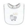 Hudson Baby Unisex Baby Cotton Bibs, Alphabet Animals, One Size - 4 of 4