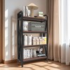 Lycvki Mental and Wooden Bakers Rack 4-Level Storage Shelves for Kitchen Organizers - 2 of 4