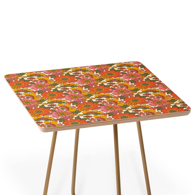 ThirtyOne Illustrations Spring in Retro Side Table - Deny Designs, 3 of 6