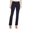 Rekucci Women's Pull-On Comfort Barely Bootcut Dress Pants - 2 of 4