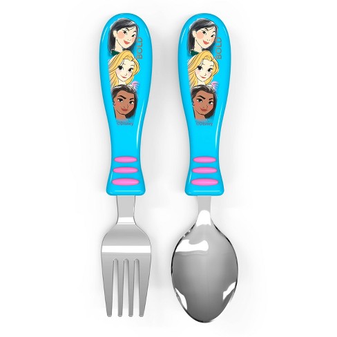 2-piece Kids Utensils Set With Case, Children Fork And Spoon Set