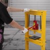Hydraulic Press 6and12 Ton Hydraulic Shop Press, H-Frame Garage Floor Benchtop Press Adjustable Shop Press, Adjustable Working Table Height - 3 of 4