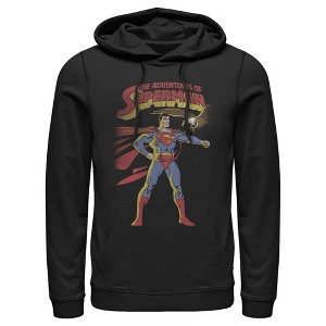 Men's Superman Patriotic Adventures Pull Over Hoodie - 1 of 3