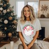 Simply Sage Market Women's Christmas Vibes Santa Short Sleeve Garment Dyed Tee - 2 of 3