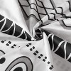 Brushed Microfiber Geometry Pattern Duvet Cover Set - NTBAY - 4 of 4