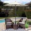 Best Choice Products 7.5ft Heavy-Duty Outdoor Market Patio Umbrella w/ Push Button Tilt, Easy Crank - 3 of 4