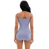 INSPIRE CHIC 2 Pcs Women's Cami Convertible Straps Slimming Waisted Buttons Bottom Butt Lifter Body Shapers - 2 of 4